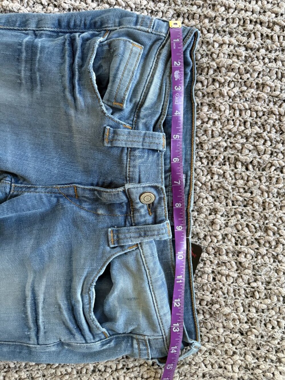 Formarina Women's Light Blue Denim Jeans - Picture 6 of 7